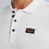 A fehér színű, háromgombos nyakú L-es PME LEGEND  rövid ujjú galléros póló egy kényelmes, klasszikus modell, mely tökéletes választás családi összejövetelekre.